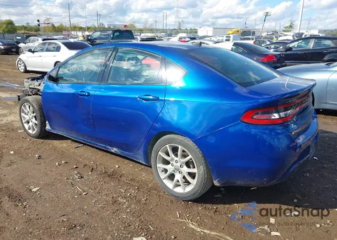 2014 Dodge Dart Sxt из США, поврежденный, VIN 1C3CDFBB3ED745400